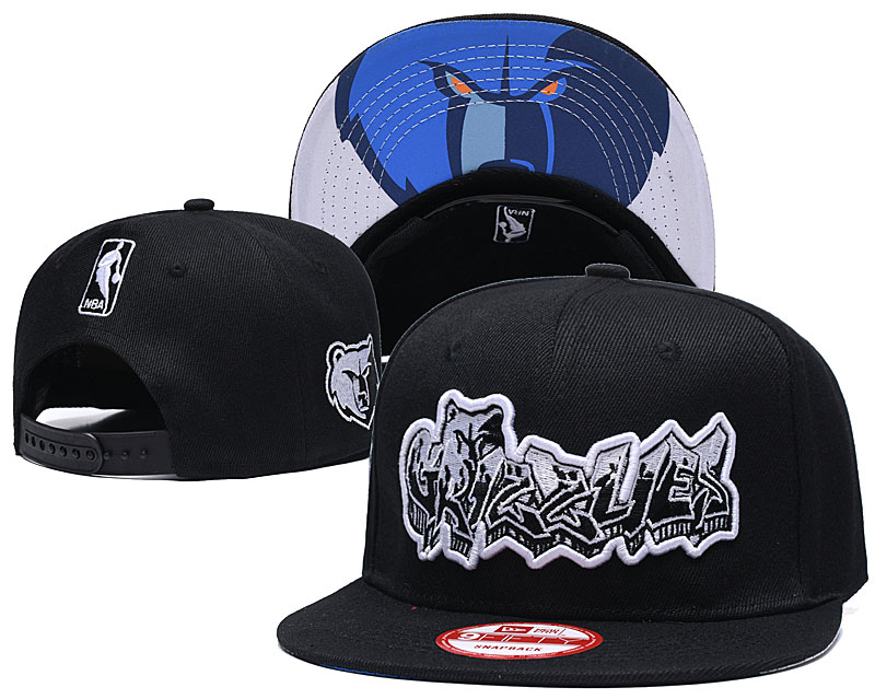 2021 NBA Memphis Grizzlies Hat GSMY4071->nfl hats->Sports Caps